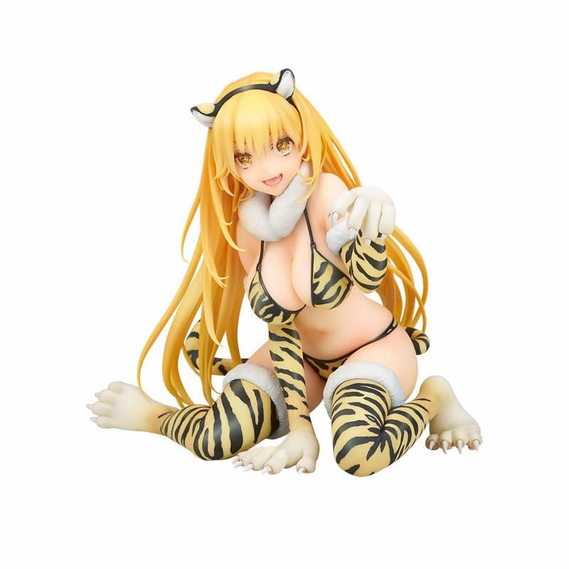 "A Certain Magical Index" Shokuhou Misaki Tiger Bikini Ver. Poseable Figure Miniature Article
