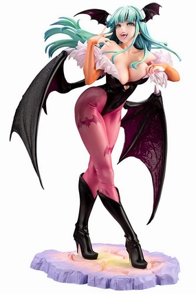 Superhero Display Animation Cel "Darkstalkers" MORRIGAN BISHOUJO STATUE 1/7 Scale