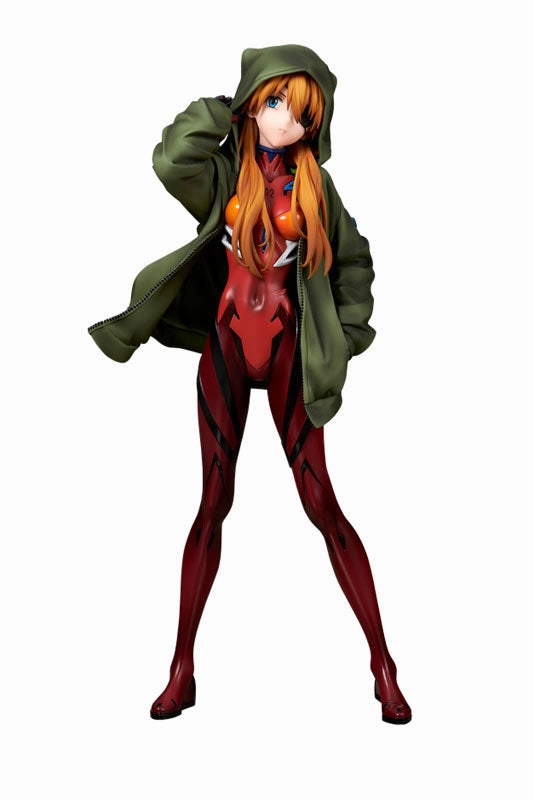 NFC Feature Steampunk Gadget "Evangelion: 3.0 1.0 Thrice Upon a Time" Shikinami Asuka Langley Hoodie Ver. 1/7 Scale Figure
