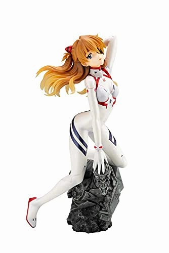 Children's Toy Miniature Statue "Evangelion: 3.0 1.0 Thrice Upon a Time" Shikinami Asuka Langley -White Plugsuit Ver.-