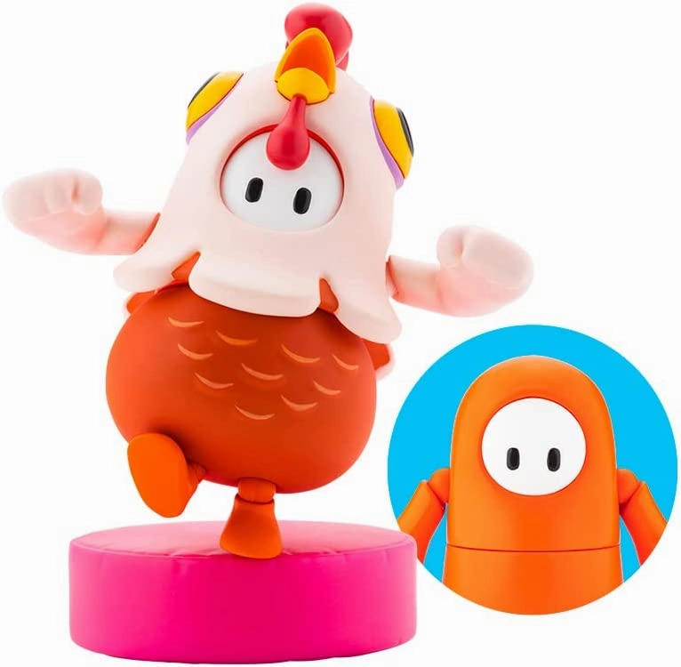 Monster Figure "Fall Guys: Ultimate Knockout" Action Figure Pack 01 Movie Star x Chicken Costume