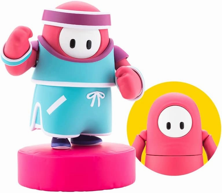 Full Set "Fall Guys: Ultimate Knockout" Action Figure Pack 02 Beach Ball x Rookie Costume