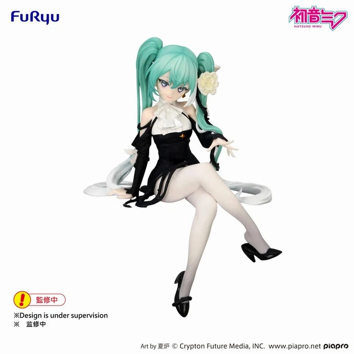 "Hatsune Miku" Noodle Stopper Figure Flower Fairy White Rose Ver. Personalized Exhibit Action Decor