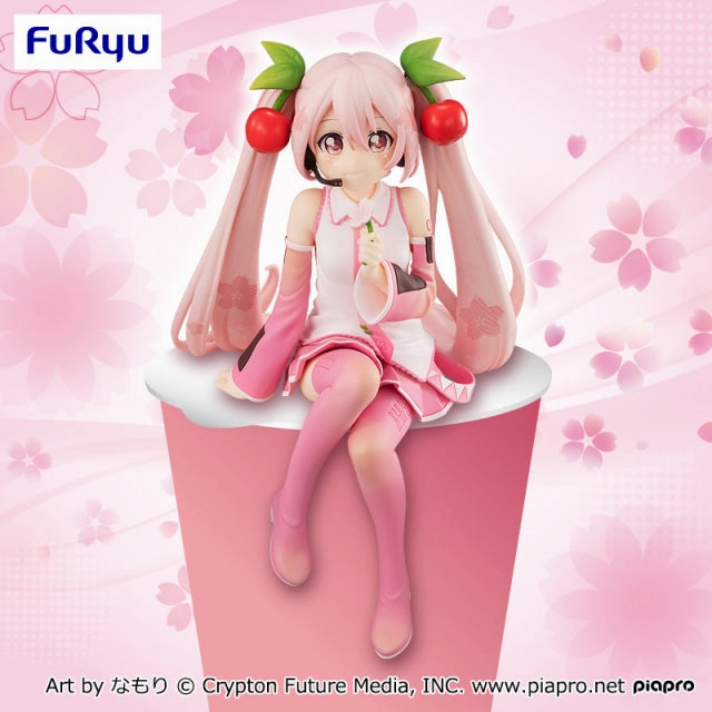 Farm Animal "Hatsune Miku" Noodle Stopper Figure Sakura Miku 2022