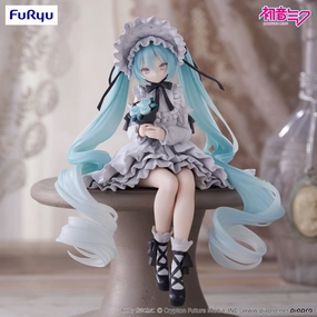 Fine Detail Hand Painted "Hatsune Miku" Noodle Stopper Figure -Vintage Doll-
