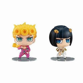 "JoJo's Bizarre Adventure Golden Wind" Chimi Mega Buddy Series! No. 004 Giorno Giovanna & Bruno Bucciarati Set Bedroom Accent DC Hero