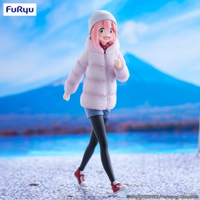 Gift For Him "Laid-Back Camp/Yurucamp SEASON 3" Trio-Try-iT Figure Kagamihara Nadeshiko