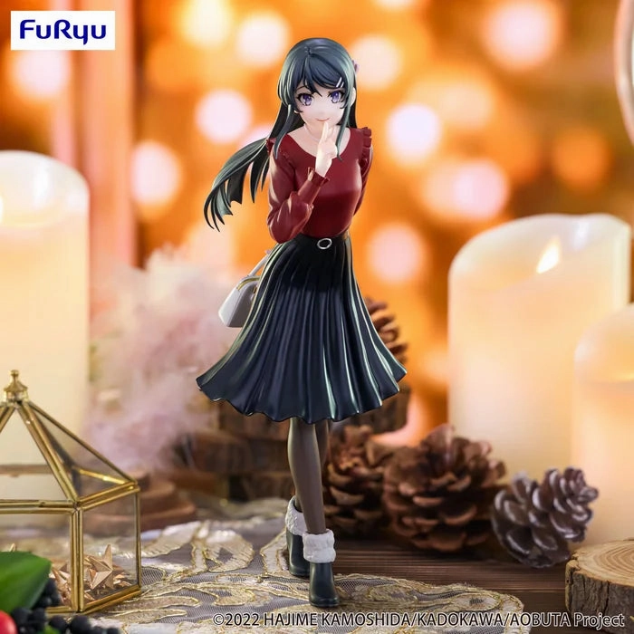 World Collector Mythical Figure "Rascal Does Not Dream Series" Trio-Try-iT Figure Sakurajima Mai Winter Outfit Ver.