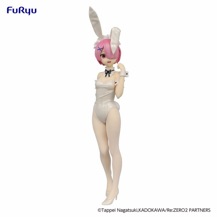 "Re:Zero Starting Life in Another World" BiCute Bunnies Ram (White Pearl Color Ver.) Bookshelf Accent
