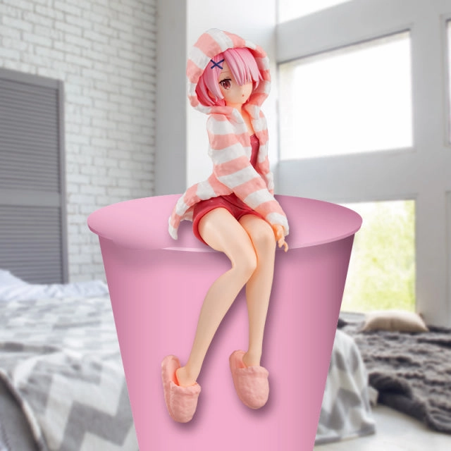 Desktop Decor Modern Technique "Re:Zero Starting Life in Another World" Noodle Stopper Figure Ram Room Wear Ver.