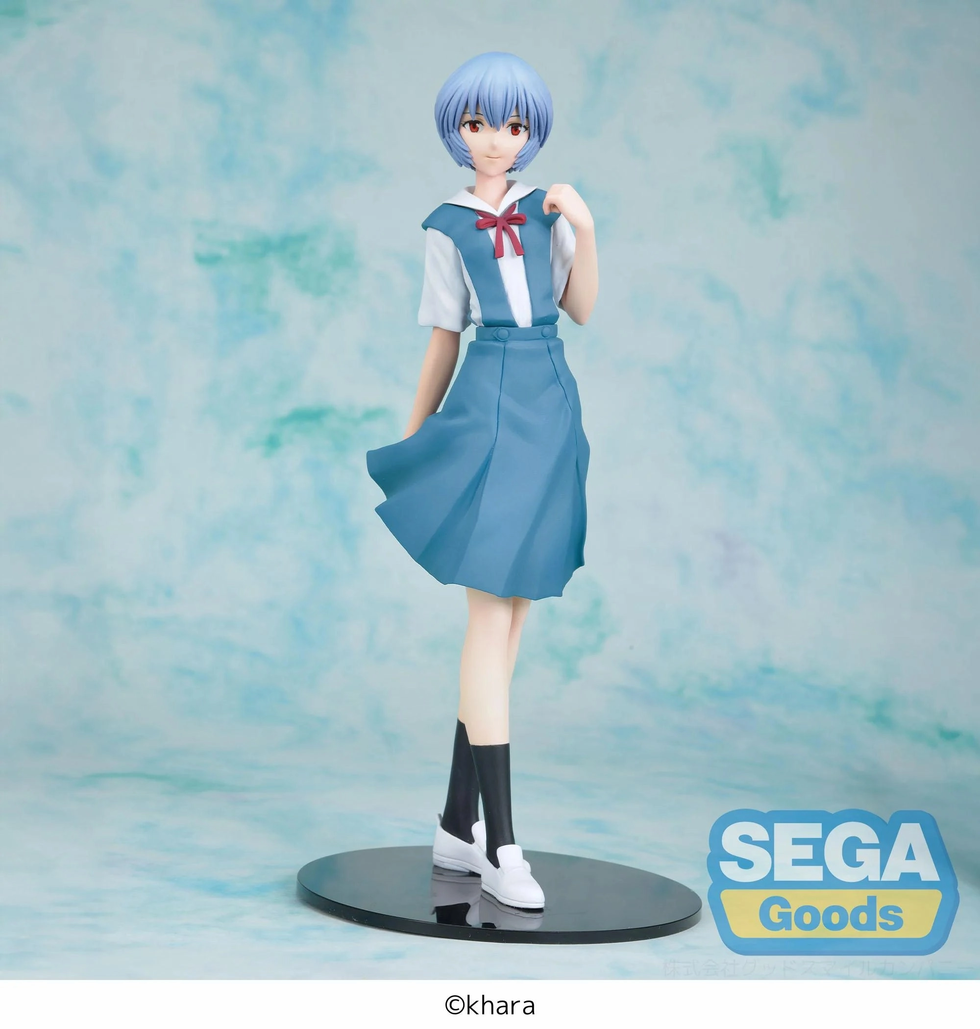 Ceramic Sculpture Tool Accessory "Rebuild of Evangelion" High Premium Figure Ayanami Rei Uniform Ver.