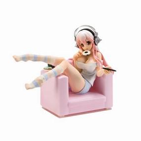 "SoniComi /Super Sonico" Seikatsu Micchaku Shuzai Special Figure Sonico Sweets Time ver. Secondary Market