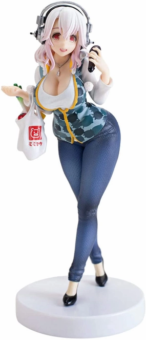 "Super Sonico" Sonico 10th Anniversary Super Sonico Figure Stone Statue