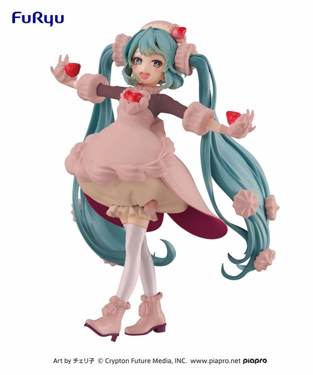 Fireplace Mantel Collecting Community "Vocaloid Hatsune Miku" SweetsSweets Series Strawberry Chocolate Figure