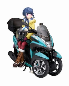 Variant Paint "Yurucamp" Shima Rin with 3-wheel Scooter 1/10 Scale Figure