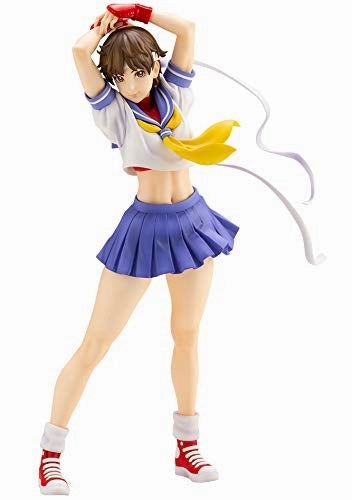 Action Decor Game Room Street Fighter - Kasugano Sakura Round 2- Street Fighter x Bishoujo - 1/7 (Kotobukiya)