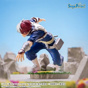 "My Hero Academia: You're Next" XrossLink Figure Todoroki Shoto Cowboy Sculpture Superhero Decor