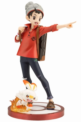 Educational Display "Pokemon" Series ARTFX J Victor with Scorbunny 1/8 Scale Figure