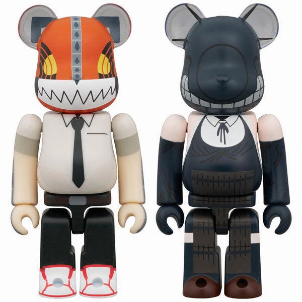 Interchangeable Part BE@RBRICK "Chainsaw Man - The Movie: Reze Arc" Chainsaw Man & Bomb 2 Set
