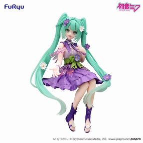 Robot Piece Buildable Figure "Hatsune Miku" Noodle Stopper Figure Flower Fairy -Purple Cosmos-