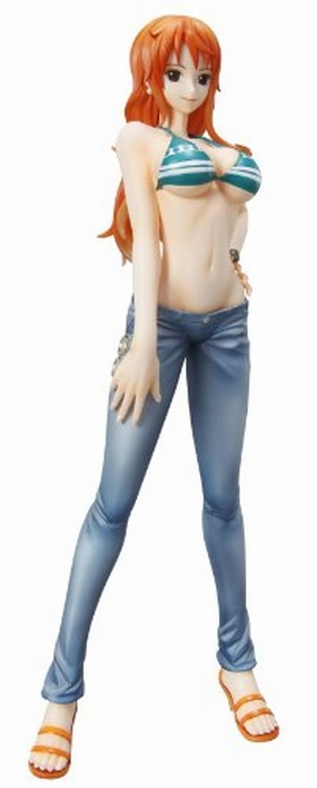 Folk Art Miniature Product Excellent Model Portrait. Of. Pirates "One Piece" Sailing Again Nami