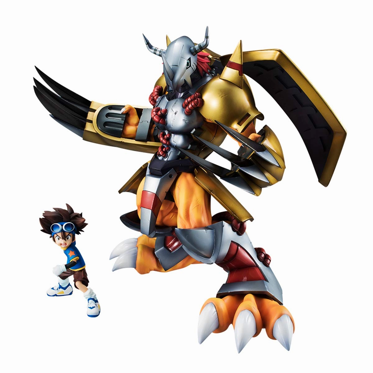 "Digimon Adventure" Precious G.E.M. Series WarGreymon??Yagami Taichi Vinyl Display