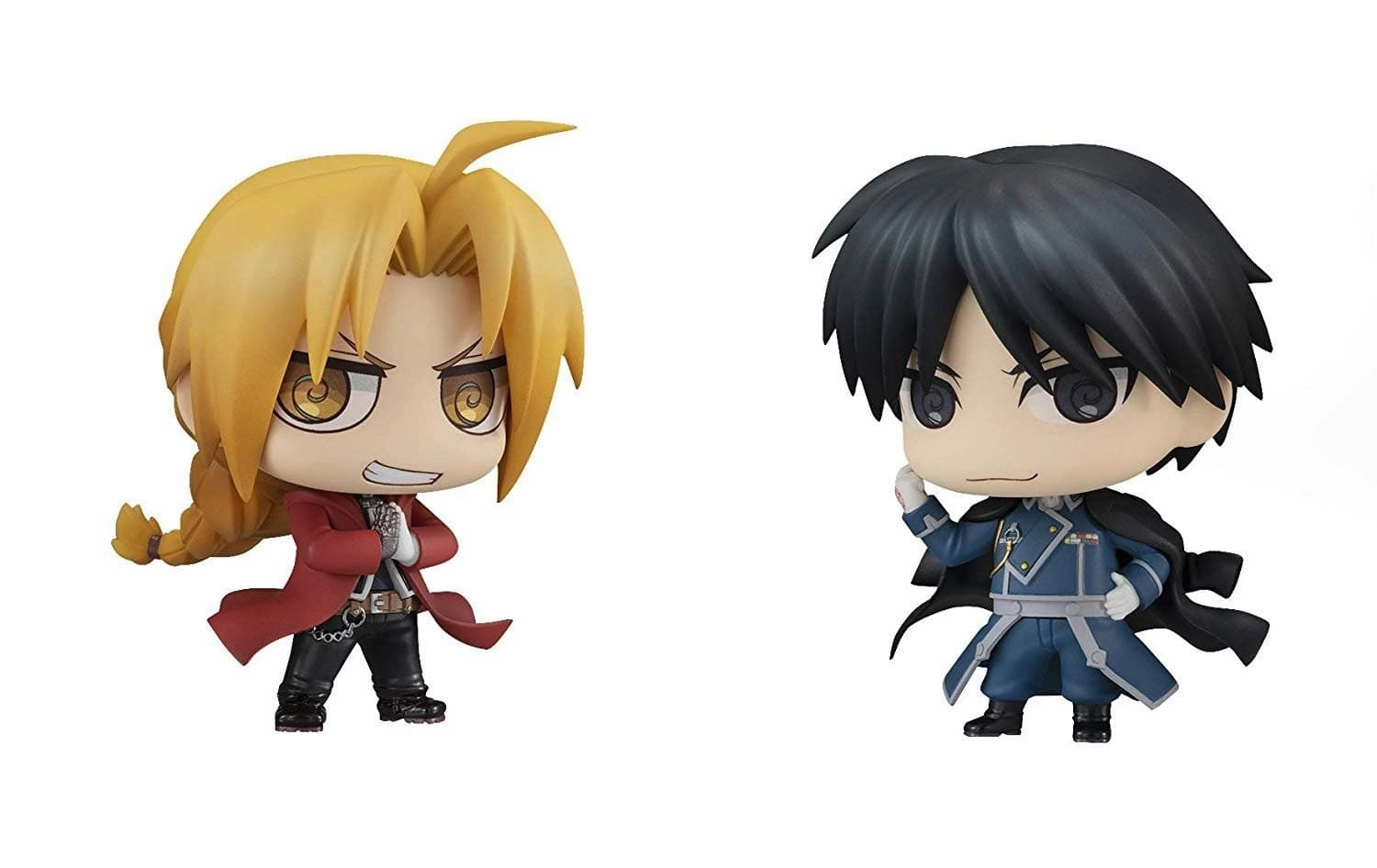 Toy Museum Display Model Chimi Mega Buddy Series!  Hagane no Renkinjutsushi Fullmetal Alchemist - Edward Elric & Roy Mustang (MegaHouse)