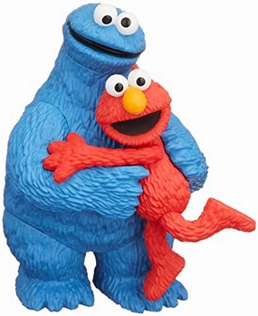 Gaming Sculpture UDF "Sesame Street" Series 2 Elmo & Cookie Monster