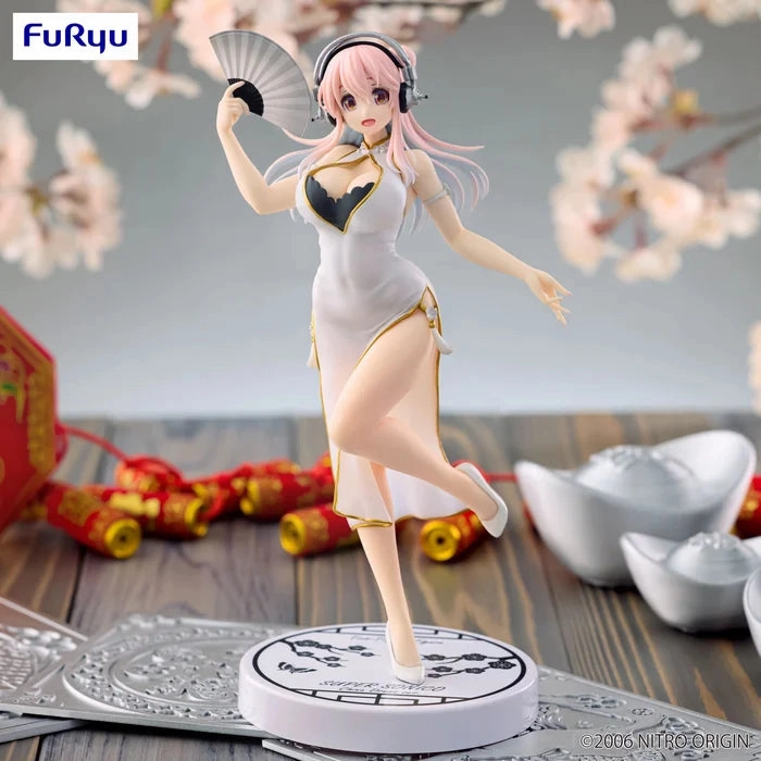 "Super Sonico" Trio-Try-iT Figure -White China Dress Ver.- multicultural Special Gift