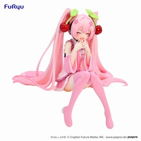 Collectible Statue "Character Vocal Series 01 Hatsune Miku" Noodle Stopper Figure Sakura Miku 2023 Smile Ver.