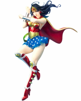 Gift Bundle Crypto Art DC COMICS - ARMORED WONDER WOMAN 2nd Edition - BISHOUJO STATUE (Kotobukiya)