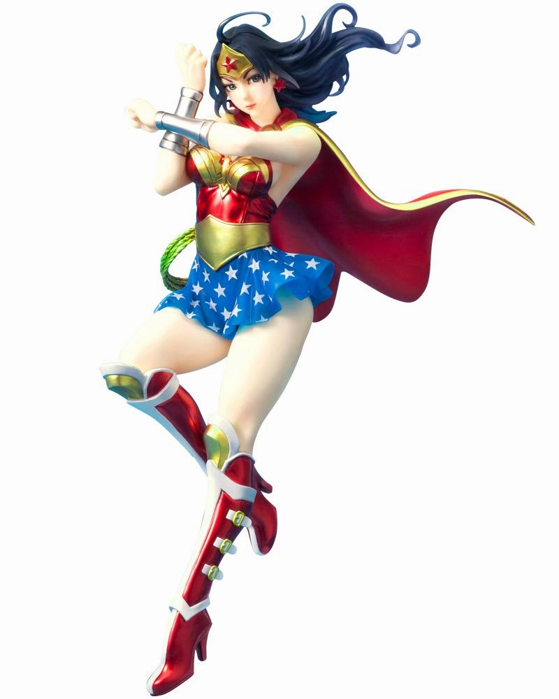 Gift Bundle Crypto Art DC COMICS - ARMORED WONDER WOMAN 2nd Edition - BISHOUJO STATUE (Kotobukiya)
