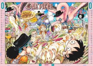 "One Piece" Comic Calendar (Large Format) 2025 (Book) Programming Logic Weighing Scale