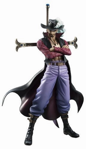 "One Piece" Portrait.Of.Pirates NEO-DX Hawk Eyes Dracule Mihawk Ver.2 Collectible Goods Biodegradable material