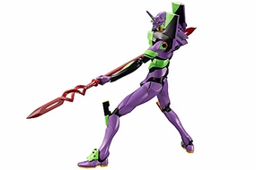 Evangelion: 3.0 1.0 Thrice Upon a Time Evangelion EVA-01 with Spear of Cassius Gold Leaf Villain Figure