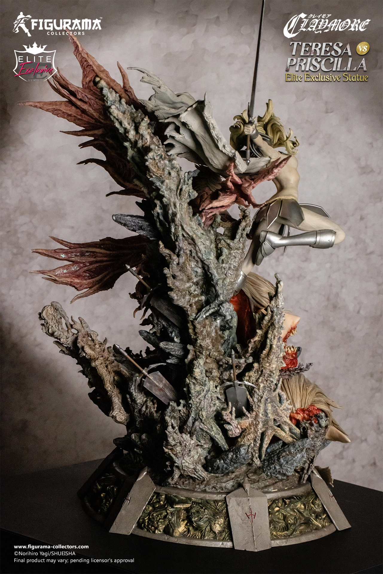 Claymore: Teresa vs. Priscilla Elite Exclusive Statue Series Collection Toy Museum