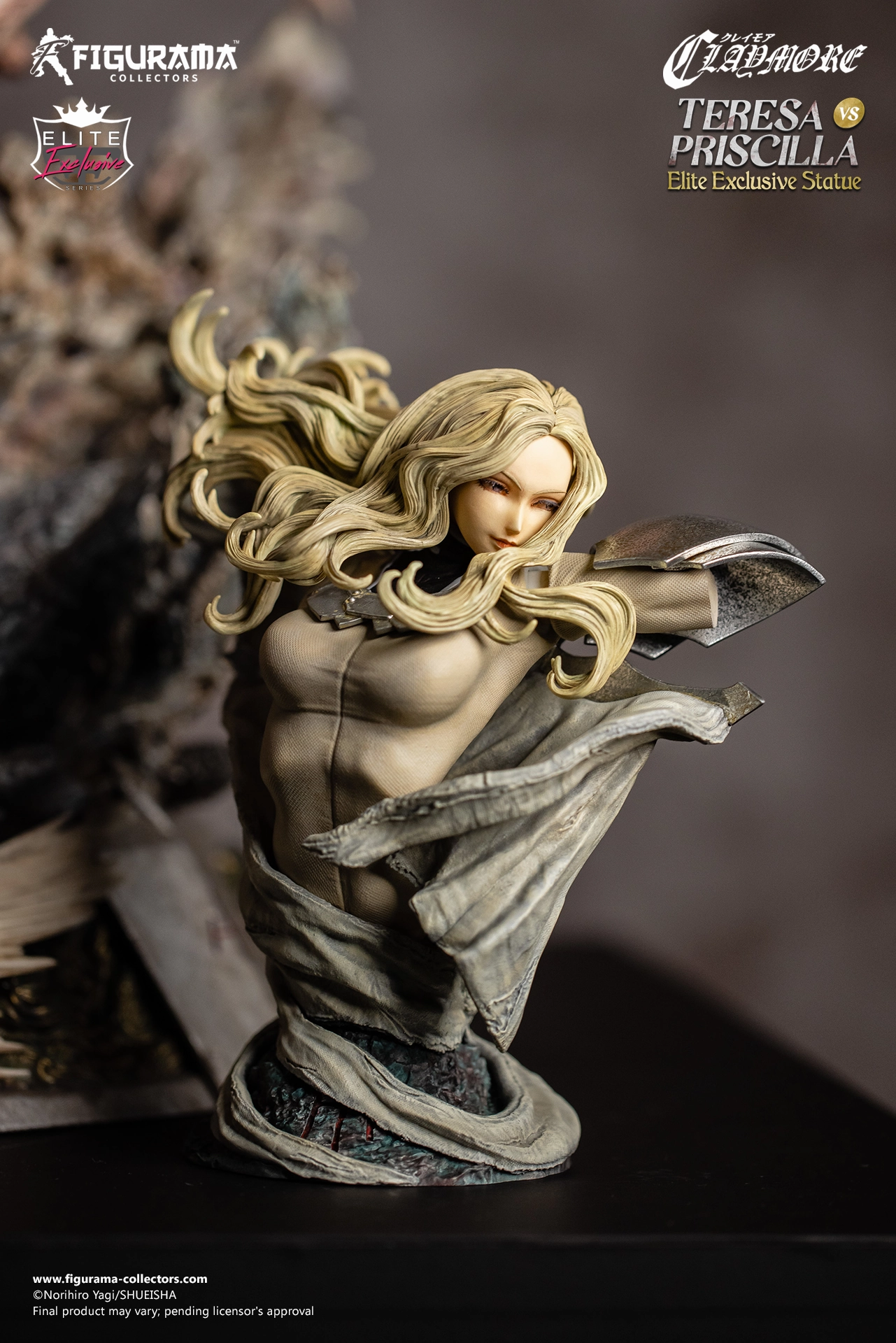 Claymore: Teresa vs. Priscilla Elite Exclusive Statue Hallway Display Collectible Showcase