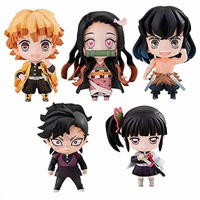 Retail Package Victorian Style "Demon Slayer: Kimetsu no Yaiba" Tanjiro's Friends Mascot Set