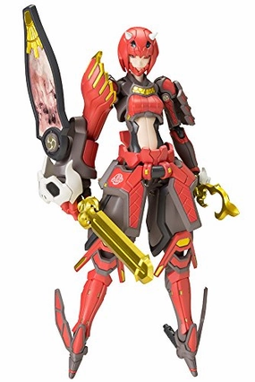 Chibi Character Akaonihime Shiki - 1/12 scale - Character Plastic Model, Phantasy Star Online 2 - Kotobukiya