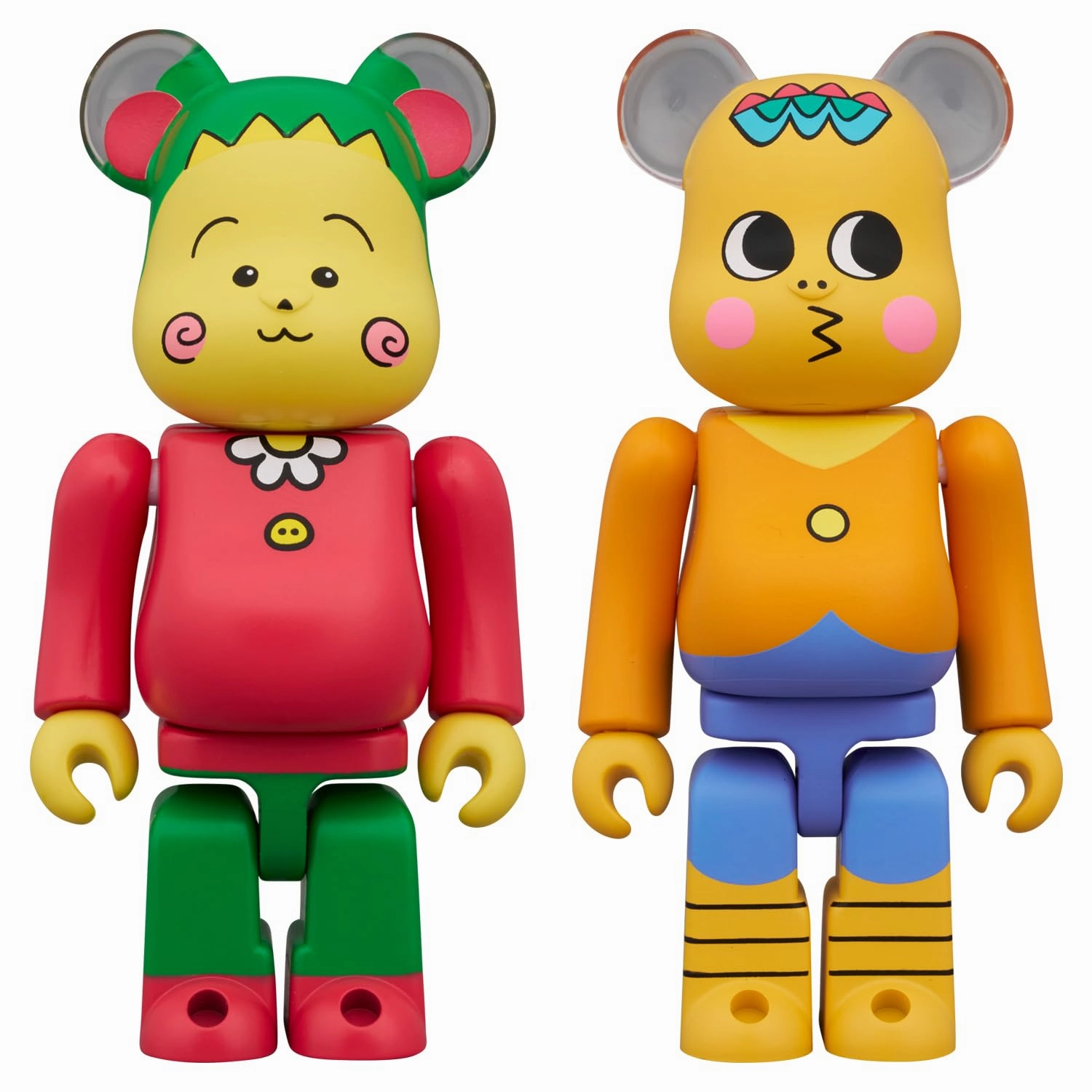for all ages BE@RBRICK "Coji-Coji" Coji-Coji & Jiro 2 Set