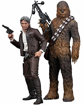 Han Solo & Chewie  - 1/10 scale - ARTFX  Star Wars: The Force Awakens - Kotobukiya Limited Showcase