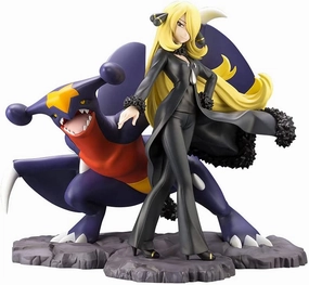 "Pokemon Series/Pocket Monsters" ARTFX J Cynthia/Shirona  with Garchomp/Gaburias (Kotobukiya) Imaginary Play