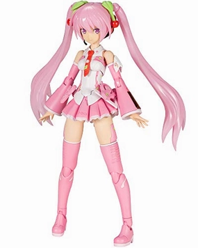 Hatsune Miku (Sakura version) Frame Arms Girl Vocaloid - Kotobukiya Unisex Design Retro Game