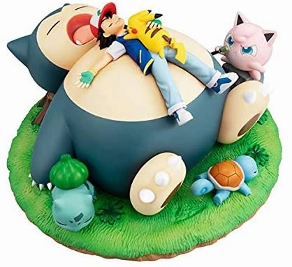"Pocket Monsters/Pokemon" G.E.M. Series Nap with Snorlax/Kabigon Art Article Archival Quality