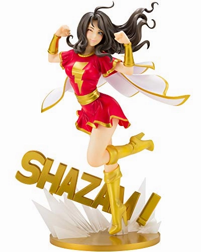 Shazam Marvel Bishoujo Statue Justice League - Kotobukiya Collectible Collectible Superhero Display