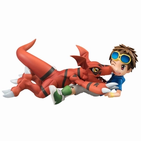 Miniature Hobby Action Collectible "Digimon Tamers" G.E.M. Guilmon & Matsuda Takato Complete Figure