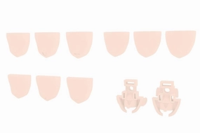 Pokemon Creature Gaming Hobby Megami Device M.S.G 04 Face Set for Chaos & Pretty Skin Color B