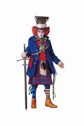 Miniature Toy Mad Hatter 1/6 Real Action Heroes (#511) Alice in Wonderland (2010) - Medicom Toy