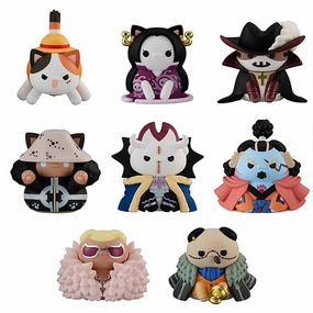MEGA CAT PROJECT "One Piece" Nyan Piece Nya-n! Luffy and Seven Warlords of The Sea Vinyl Collectible High End