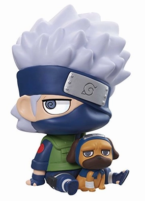 Anime Item Folk Art Megahouse Naruto Shippuden Kakashi & Pakkun
